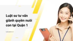 luât sư tư vấn giành quyền nuôi con quận 1